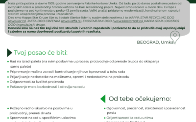 Radnik u proizvodnji paleta